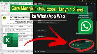 How to Easily Send Just One Excel Sheet to WhatsApp Web • #SimpleNewsVideo screenshot 4