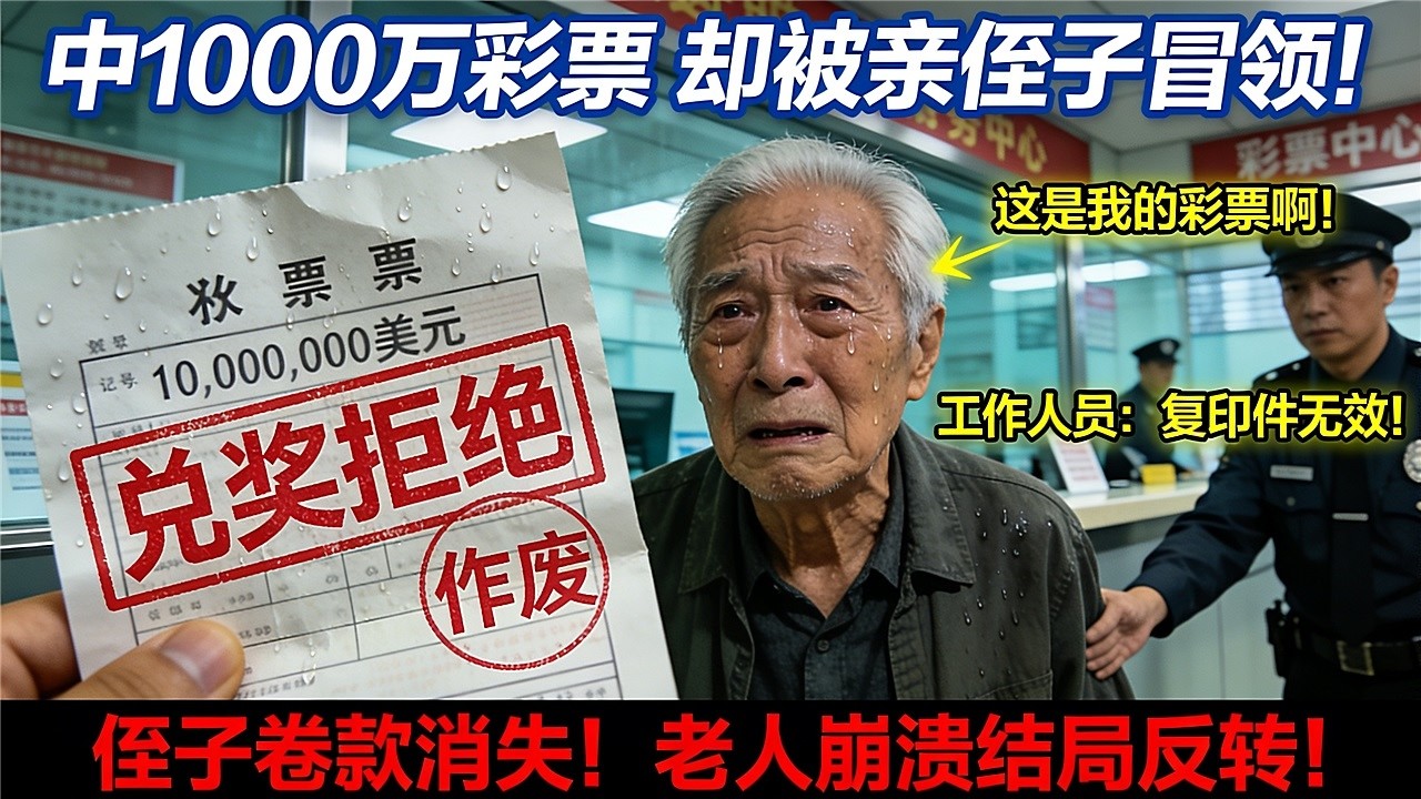 独居老人中$1000万彩票，侄子