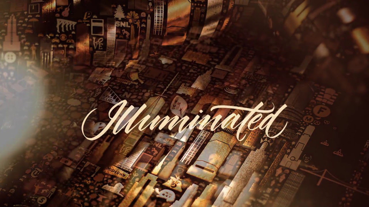 The Iconic New York Illuminated Poster