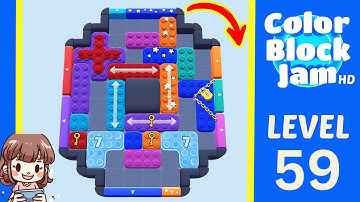 Color Block Jam Level 59 Solution Walkthrough