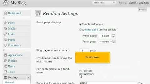 WebHosting Break Presents: Configuring Settings in WordPress