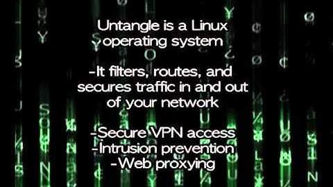 Robotics 1 on the Untangle Firewall