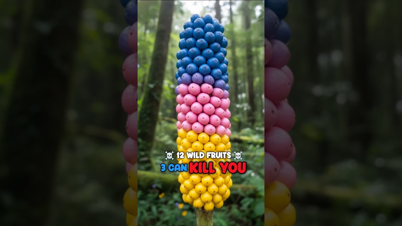 12 Wild Fruits in Nature — 3 Can Kill You 🍎🌿