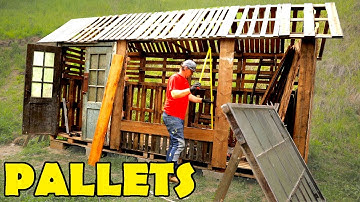 Pallet CABIN from START to FINISH in 10 minutes