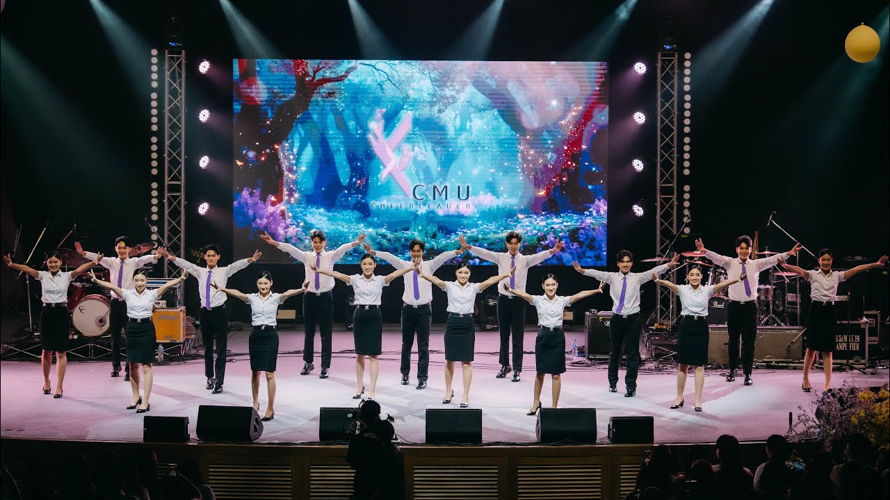 หลีด มช. CMU Freshmen Night 2024 [CMU Cheerleader 14th] - ร่มแดนช้าง / มช. รำลึก