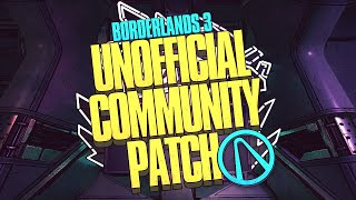 Borderlands 3 Unofficial Community Patch 1.1 Over 50 New Fixesqol Changes.