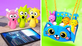 MAKING A DERPY CARDBOARD BED FOR SPRUNKI 🤯🛏️ Adorable Multiverse DIY Fun! ✂️💫