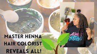 Master Henna Colorist Shares How to Mix Henna, Indigo, Aloe and Amla to Dye Hair