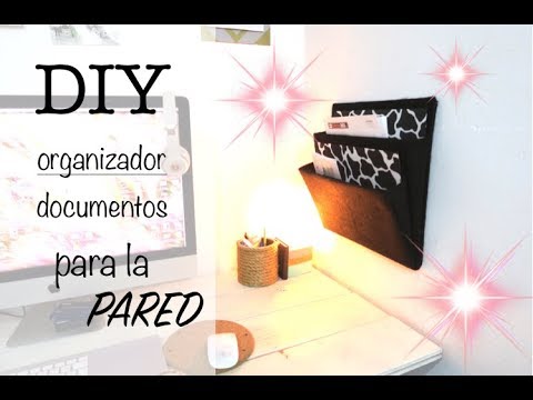 HACER ORGANIZADOR DE DOCUMENTOS CON CARTON RECICLADO! YouTube