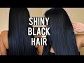 DYING MY HAIR BLACK! | HOW I GET SILKY, SOFT, SHINY HAIR EVERYTIME