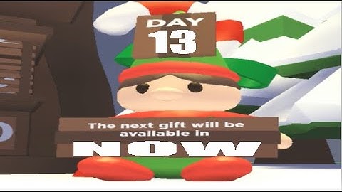 Day 13 Advent Calendar in Adopt Me on ROBLOX