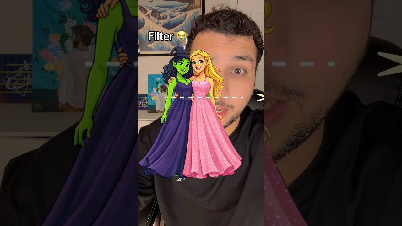 cut the dress filter Fuschetto Simon Tries Viral Filter That Judges Your Outfit
