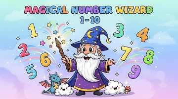 Magical Number Wizard 1–10 | Fun Counting Adventure for Kids | Animagic Studio