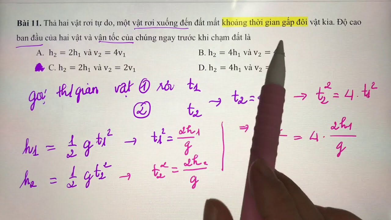 Vật Lý 10 - Chương 1 - Tiết 6 | Sự Rơi Tự Do