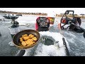 CATCH and COOK while Ice Fishing!!!!!