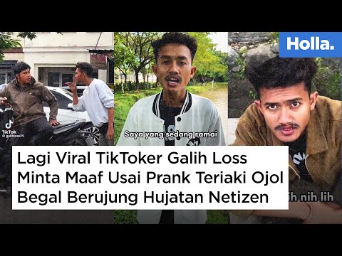 Lagi Viral TikToker Galih Loss Minta Maaf Usai Prank Teriaki Ojol Begal Berujung Hujatan Netizen