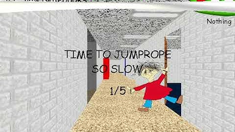 Baldi basics Super slow MOD Gameplay