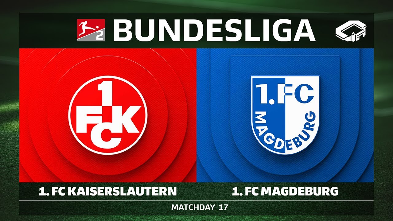 1. FC Kaiserslautern vs. 1. FC Magdeburg | Matchday 17 - Bundesliga 2 ...