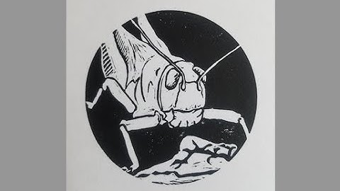 Linocut printing demo - without a press