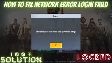 PUBG MOBILE LITE NETWORK ERROR LOGIN FAILED PROBLEM FIX | AND HOW TO DOWNLOAD PUBG MOBILE LITE