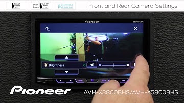 How To - AVH-X3800BHS - Front and Rear Camera Settings