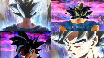 DBS Goku Transform First Time In UI Anime vs DBZ TTT-MOD