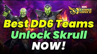 UNLOCK SUPER SKRULL NOW! THE BEST DD6 TEAMS & PREPARING FOR 2024! DD7 MYTHIC | MARVEL Strike Force