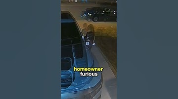 The doorbell camera captured the moment!