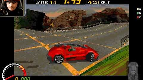 Carmageddon - PC MS-DOS (1997) - DOSBox v0.74 emulator - test Windows 10