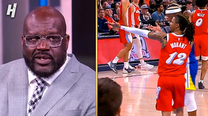 SHAQ & TNT Crew REACT to Ja Morant’s Gesture vs Warriors 😳