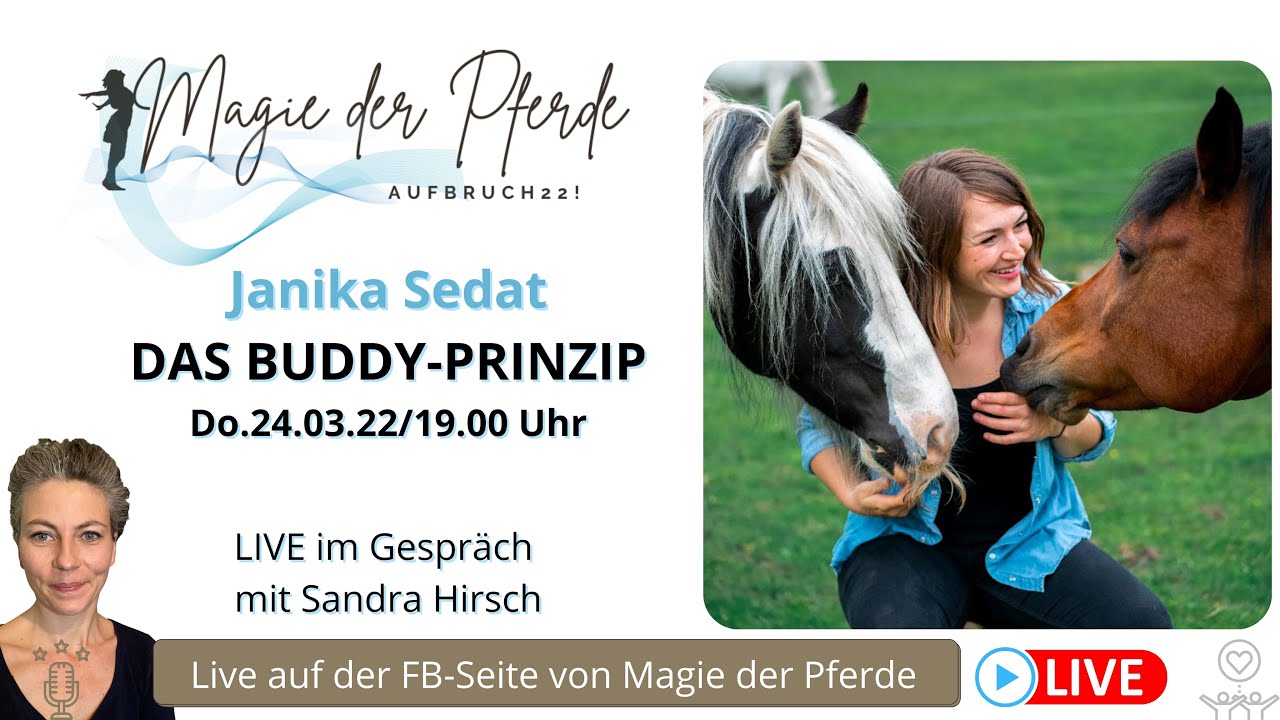 Janika Sedat LIVE im Gespräch mit Sandra Hirsch von "Magie der Pferde"