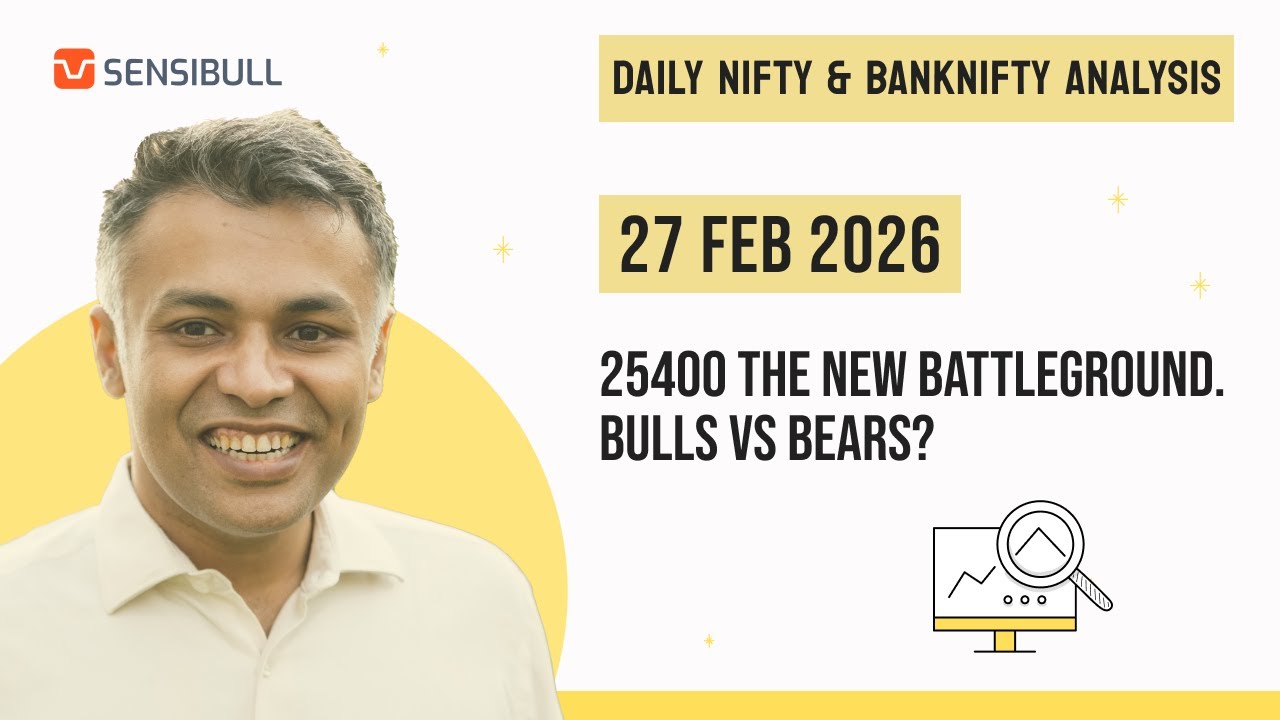 NIFTY & BANK NIFTY Analysis for Tomorrow | Stock Market Outlook | 27 February 2026, Friday