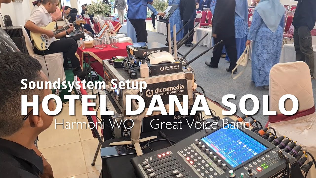 Soundsystem Setup Hotel Dana Solo Wedding Great Voice Band YouTube