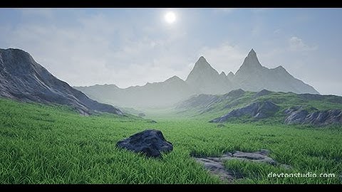 UE4 - DevTon Fantasy Grasslands Landscape [Preview]