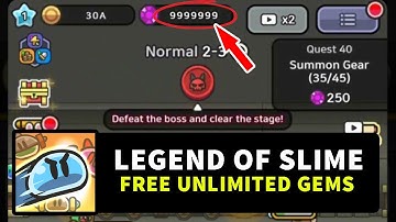 Legend of Slime Hack - Unlimited Gems FREE on Legend of Slime