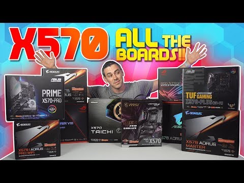 Video: AMD X570 Mātesplates Līmeņu Saraksts: Funkcijas Un Cenu Punkti