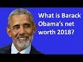 What is Barack Obama’s net worth 2018?