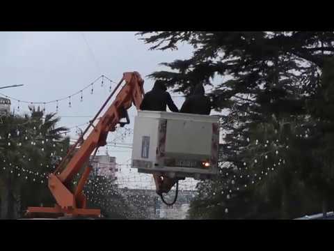 ფოთში საახალწლო განათებების დემონტაჟი დაიწყო 12 02 20
