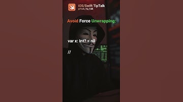 iOS/Swift TipTalk  | Tip 5 | Avoid Force Unwrapping