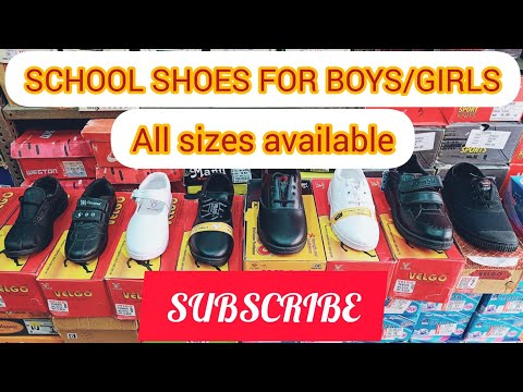 SCHOOL SHOES FOR BOYS/GIRLS | BLACK/WHITE #bikaner