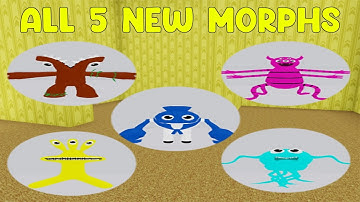 UPDATE - How to Find ALL 5 NEW BACKROOMS MORPHS in Find The Backrooms Morphs