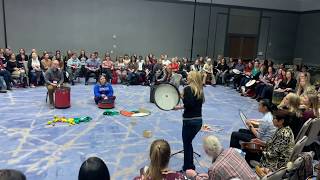 Earth My Body Drum Chant at AMTA Conference with Christine Stevens Resimi