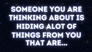 Someone you're thinking about is hiding... | archangel message | Angels Message Now | angel messages