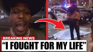 Sauce Walka Reacts To Being Robbed \& Nearly Killed in Los Angeles, California..