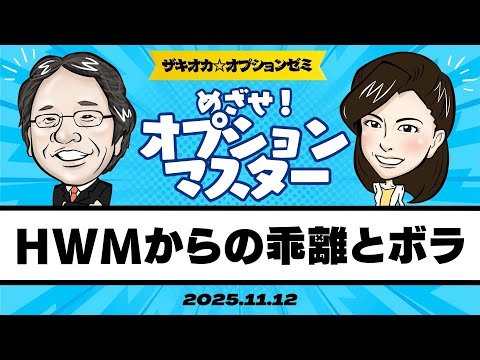 【ザキオカ☆オプションゼミ＃19】HWMからの乖離とボラティリティ（岡崎良介×大橋ひろこ）