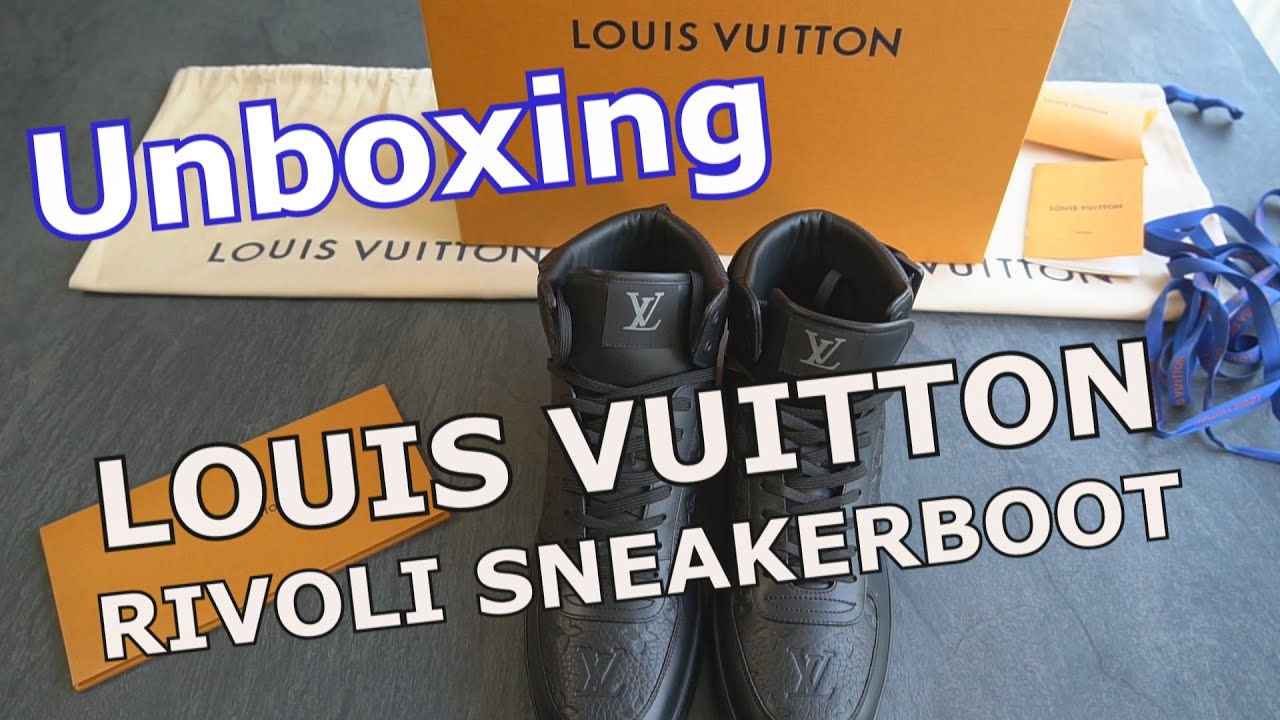 Lv Rivoli Sneaker Boot Unboxing