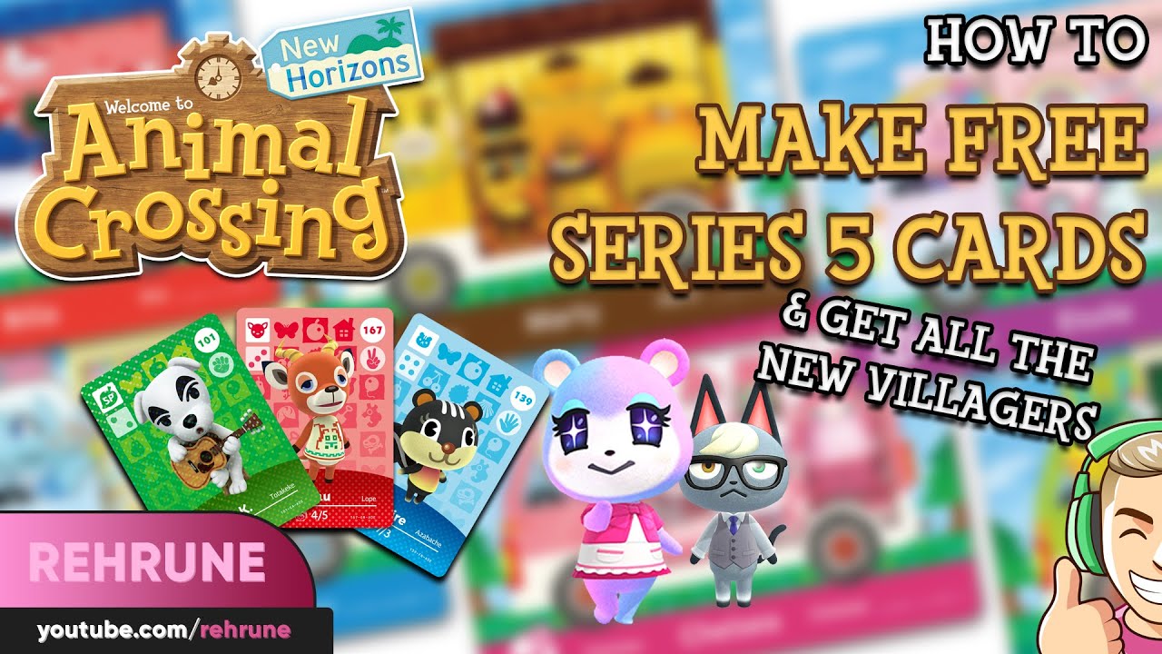 HOW TO MAKE YOUR OWN SERIES 5 AMIIBOS/CARDS (ANIMAL CROSSING NEW