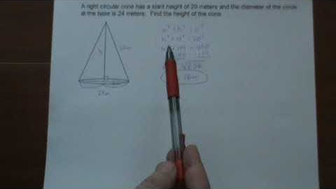 Pythagorean Theorem Word Problems (12-9) Day 2