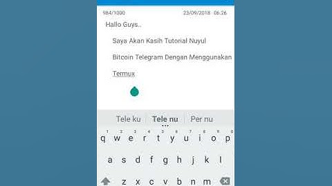 #PART 1 TUTORIAL NUYUL BOT TELEGRAM (BTC) TERBARU  DENGAN TERMUX WORK 100%