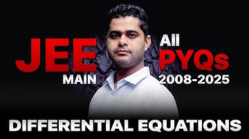 JEE Main All PYQs🎯Differential Equations in One Shot✅️JEE Main & Advanced 2026 #jee2026 #jee #maths